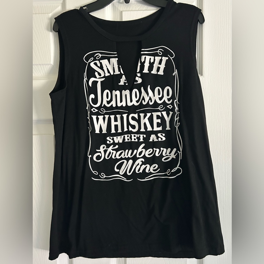 Black Graphic Women's Top